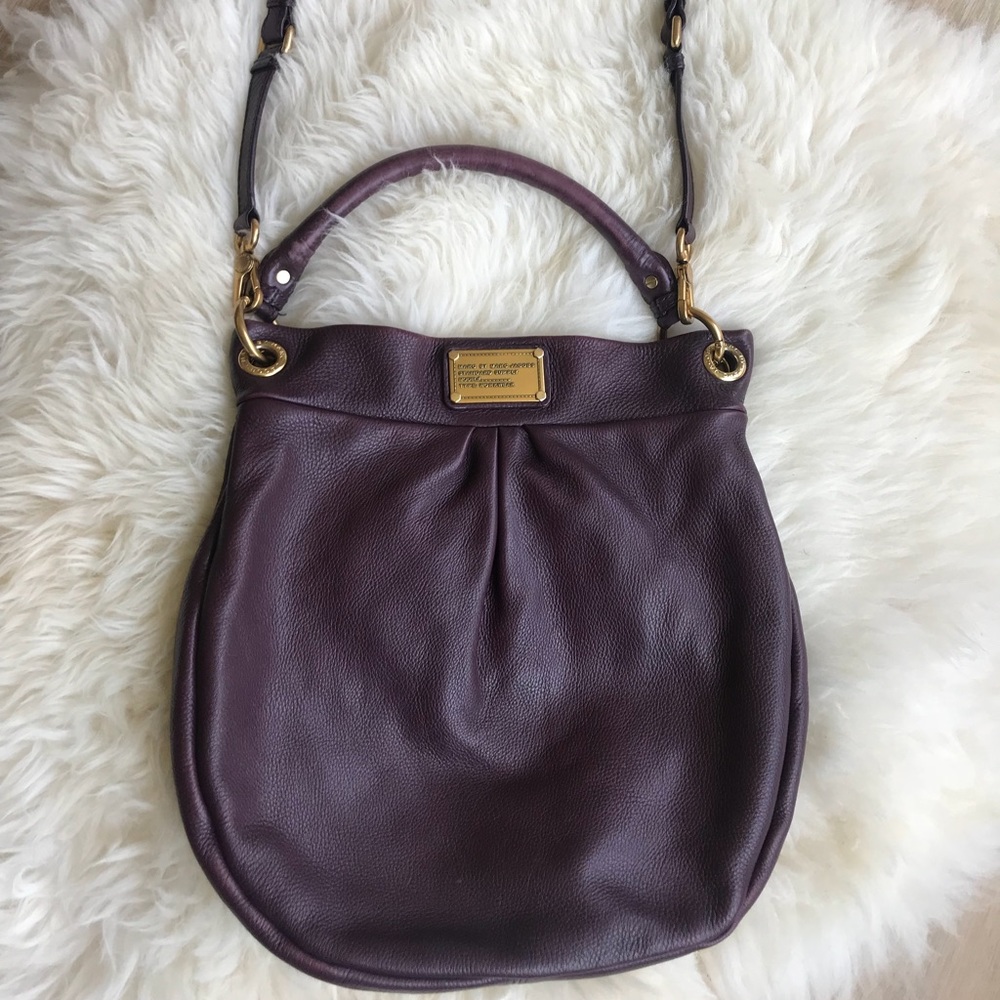 Marc By Marc Jacobs Classic Q Hillier Hobo Purple